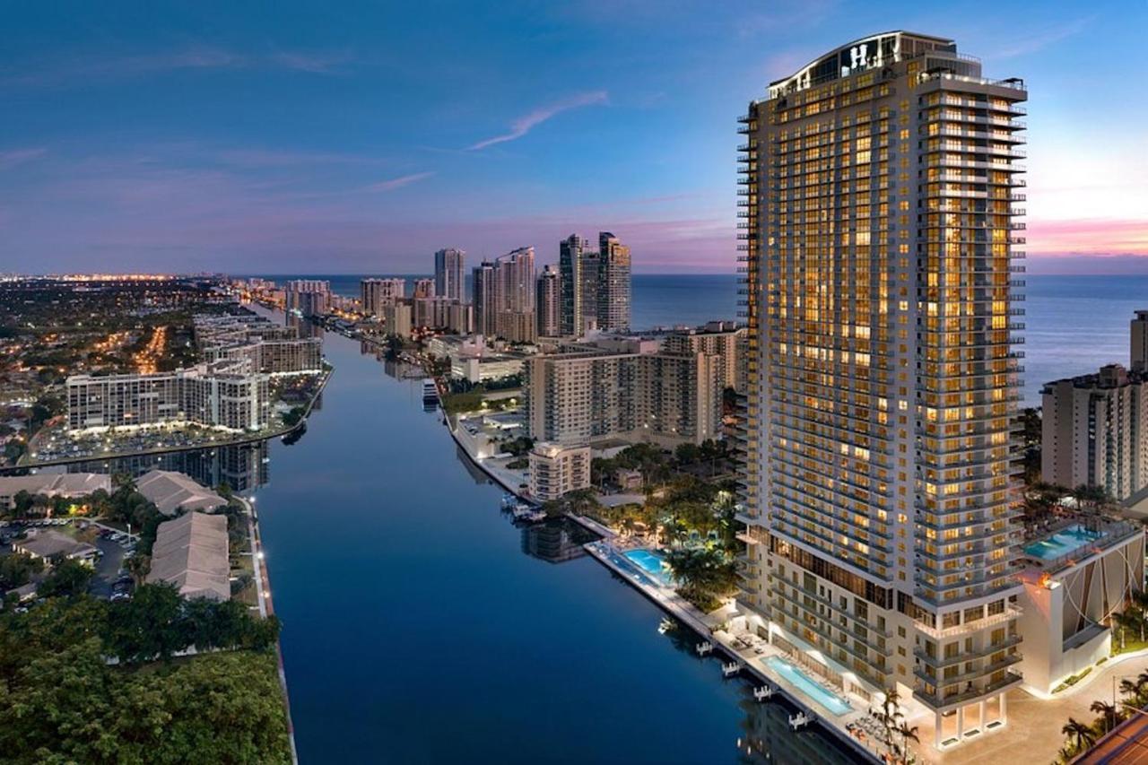 Hyde Beach House Three-Bedroom, Waterfront, Ocean And Intercostal View, Rooftop Pool, 5 Min Walk To Beach Hollywood Exterior foto
