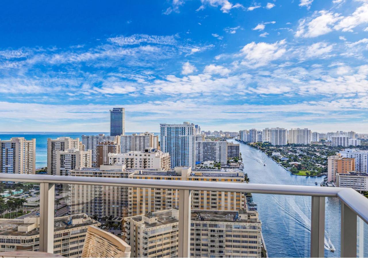Hyde Beach House Three-Bedroom, Waterfront, Ocean And Intercostal View, Rooftop Pool, 5 Min Walk To Beach Hollywood Exterior foto
